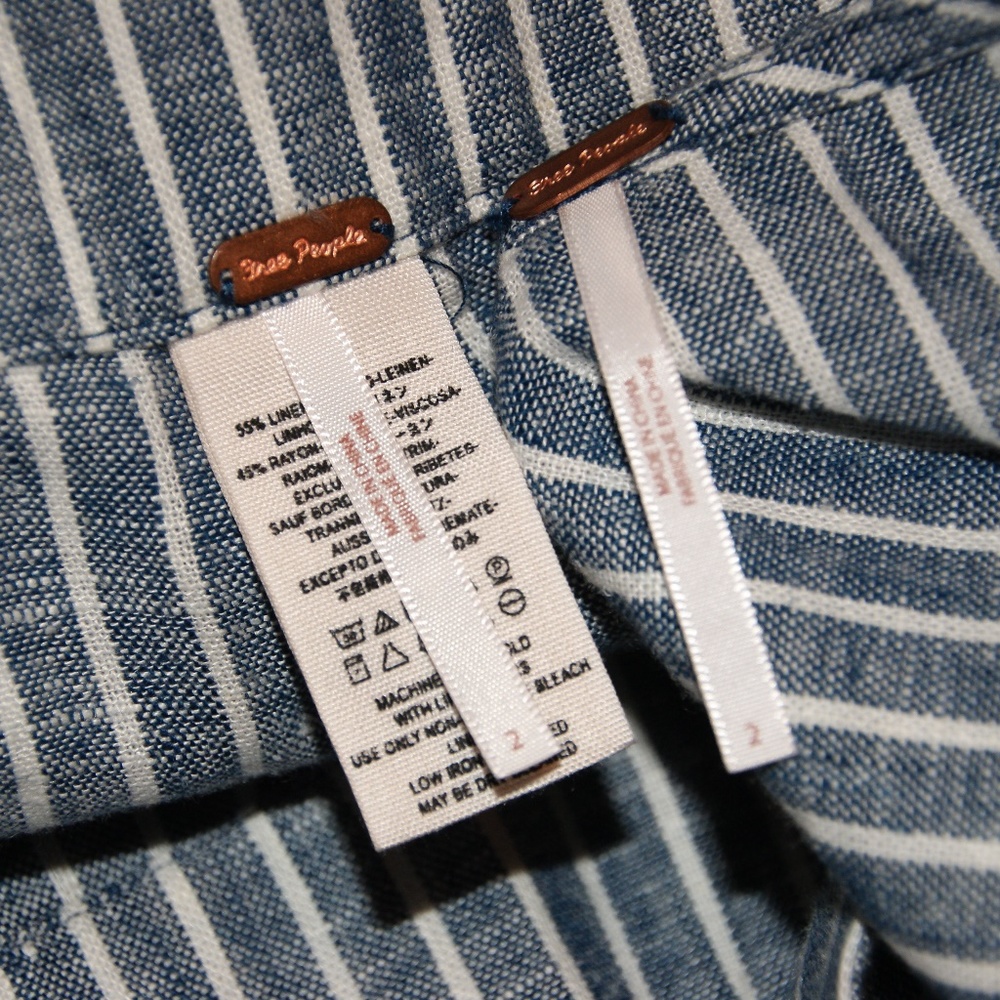 FREE PEOPLE Elliot Striped Co-Ord Set Pants+Tunic - Picture 6 of 8